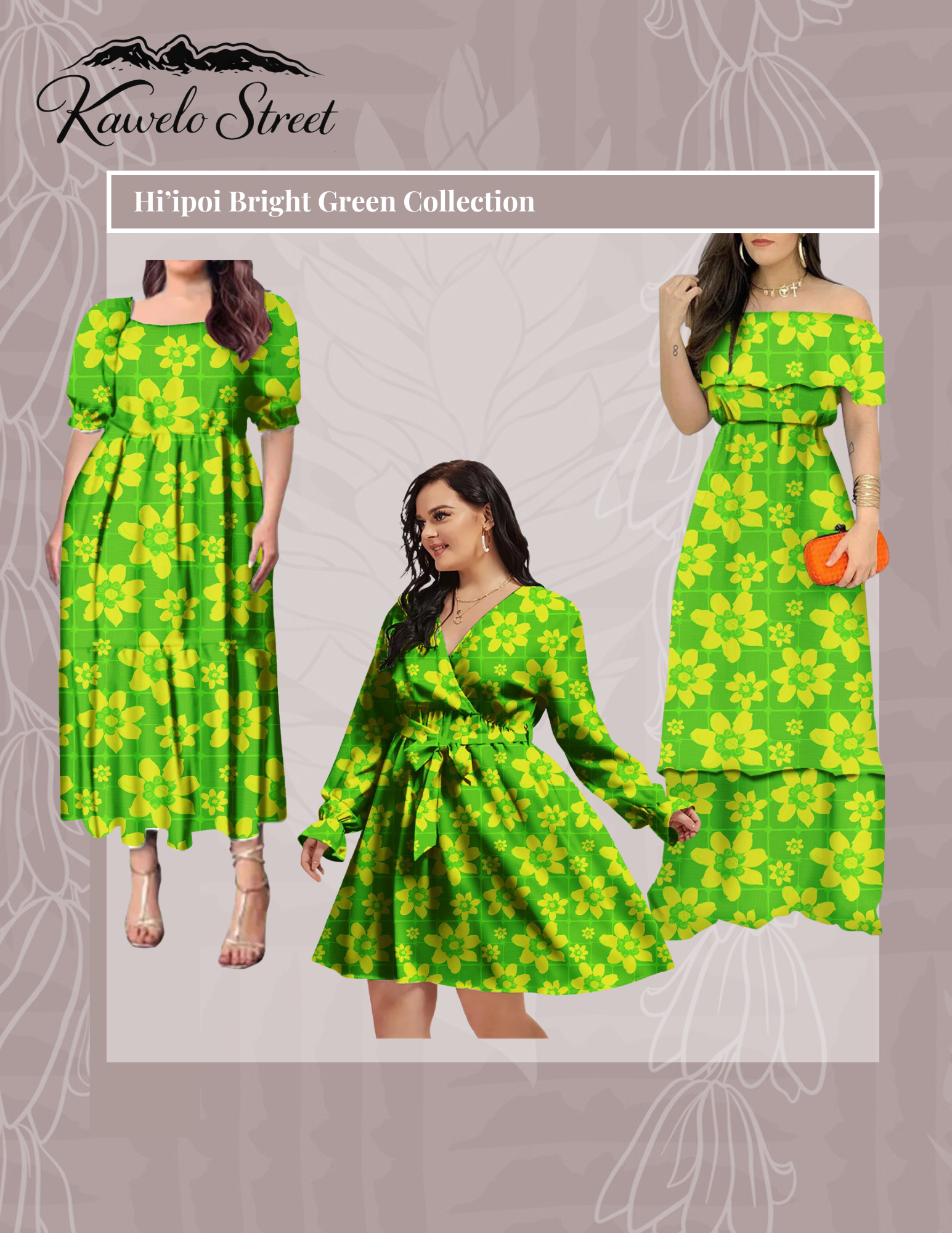 Hi'ipoi Bright Green Collection